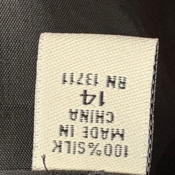 NWT Amanda Smith Pure Silk Women’s Plus Black Flat Side Zip Up Pants Size 14 - Picture 10 of 16